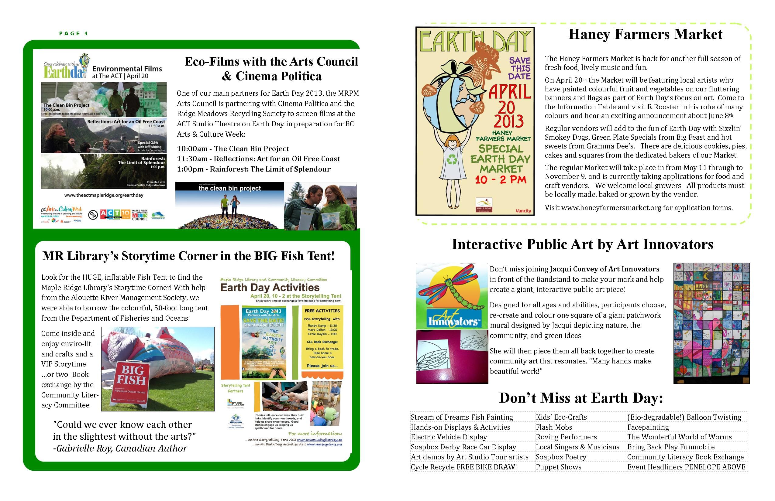 RMRS April, 2013 Newsletter - Pages 4-5 RMRS April, 2013 Newsletter - Pages 4-5