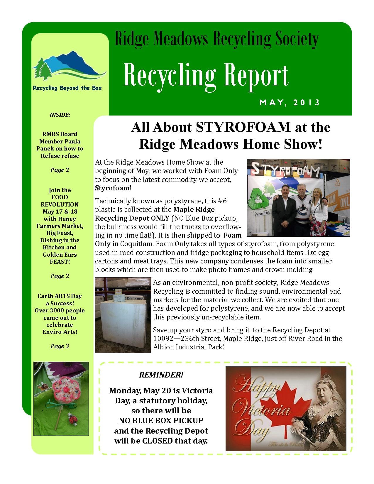 RMRS May, 2013 Newsletter - Page 1 RMRS May, 2013 Newsletter - Page 1