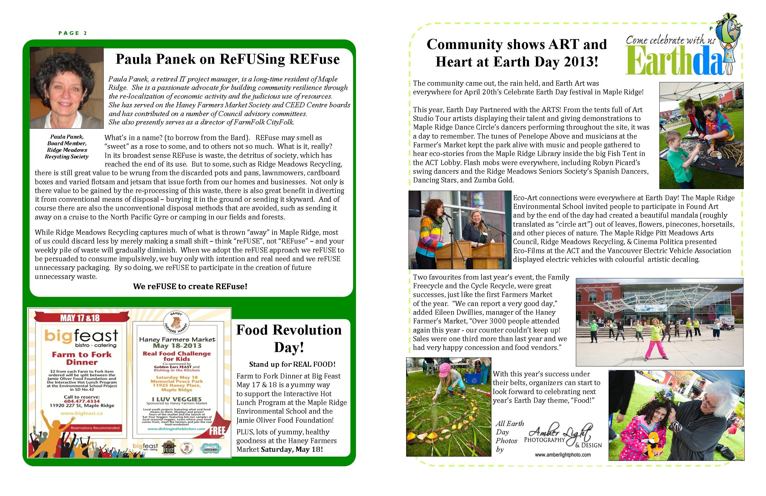 RMRS May, 2013 Newsletter - Pages 2 & 3 RMRS May, 2013 Newsletter - Pages 2 & 3