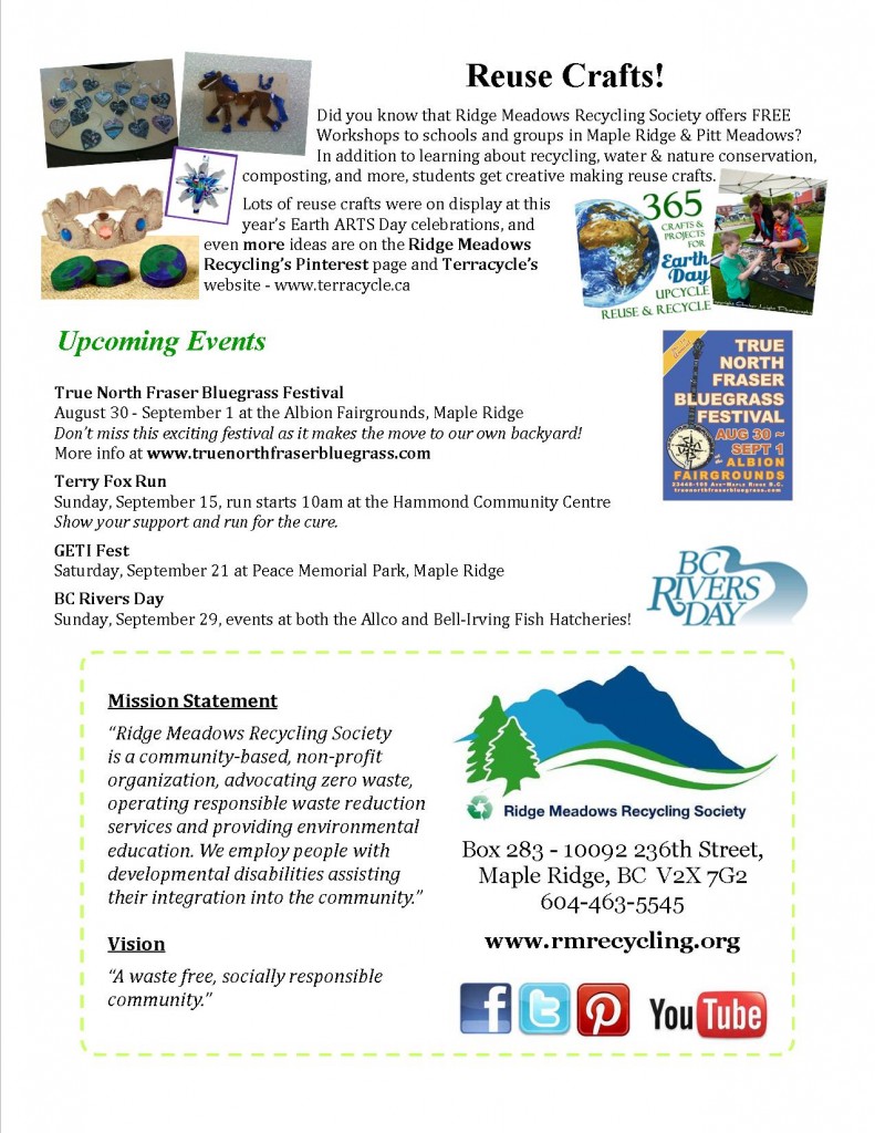 RMRS August, 2013 Newsletter - Page 4