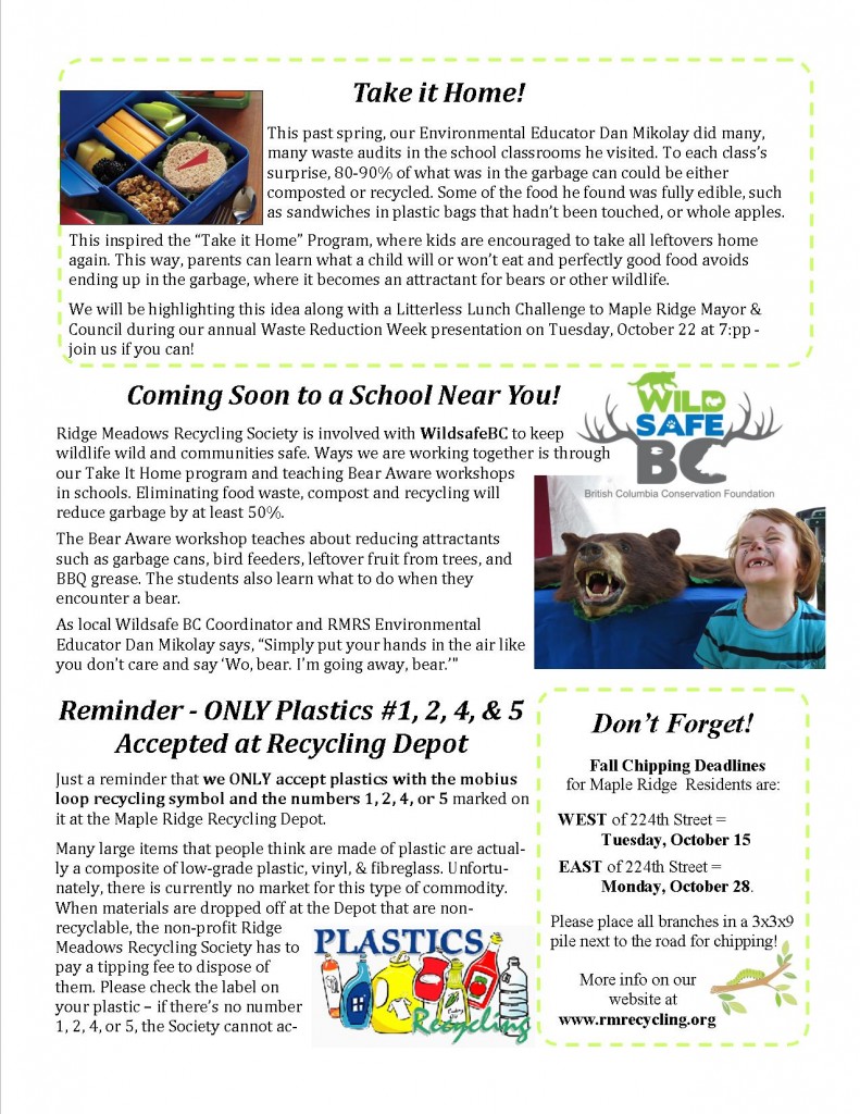 RMRS September, 2013 Newsletter - Page 3