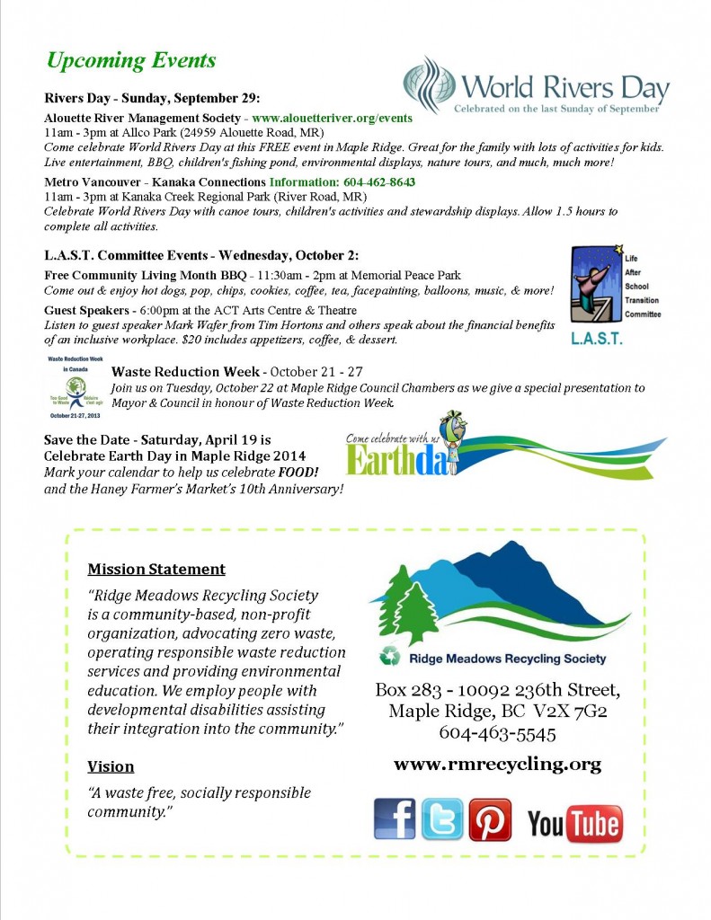 RMRS September, 2013 Newsletter - Page 4