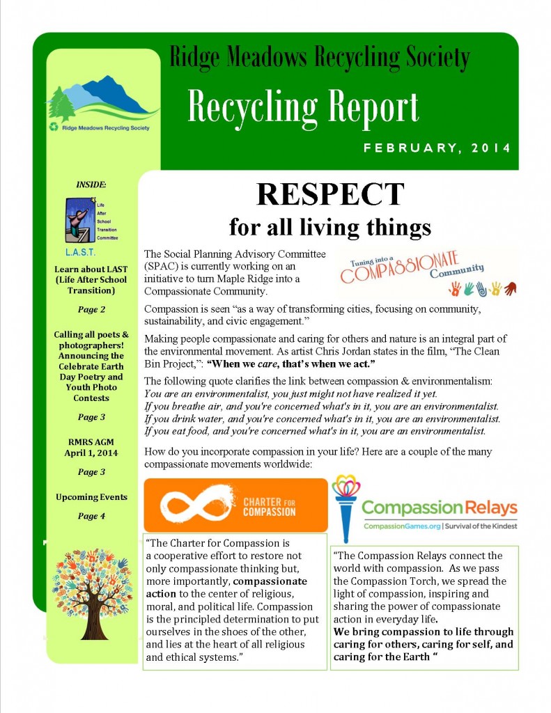RMRS February, 2014 Newsletter - Page 1 RMRS February, 2014 Newsletter - Page 1