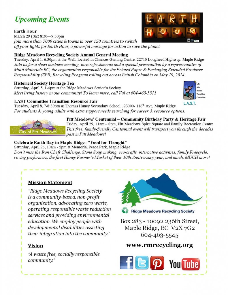 RMRS February, 2014 Newsletter - Page 4 RMRS February, 2014 Newsletter - Page 4