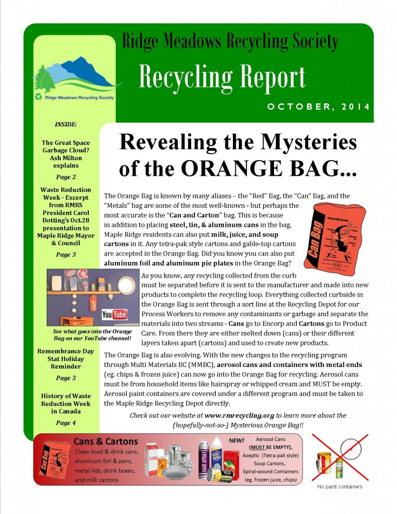 RMRS October, 2014 Newsletter - Page 1