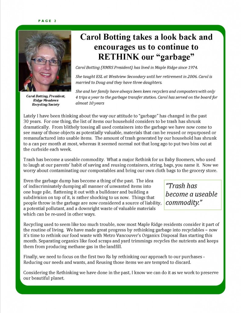 RMRS January, 2015 Newsletter - Page 2