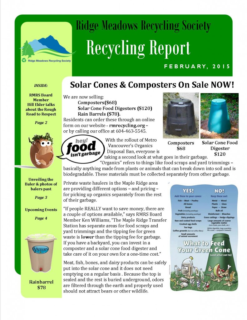 RMRS February, 2015 Newsletter - Page 1