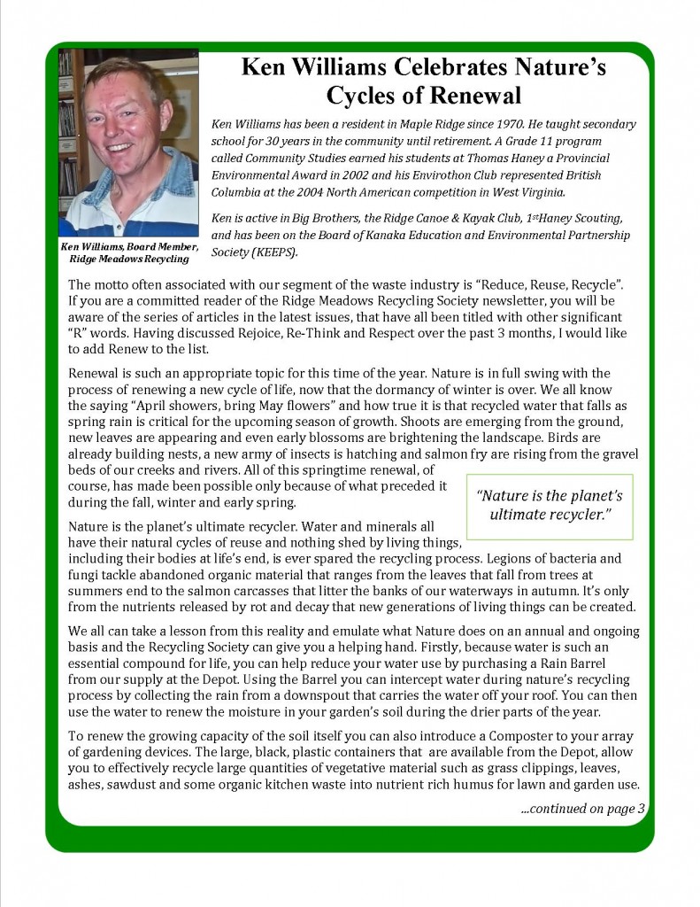 RMRS March, 2015 Newsletter - Page 2