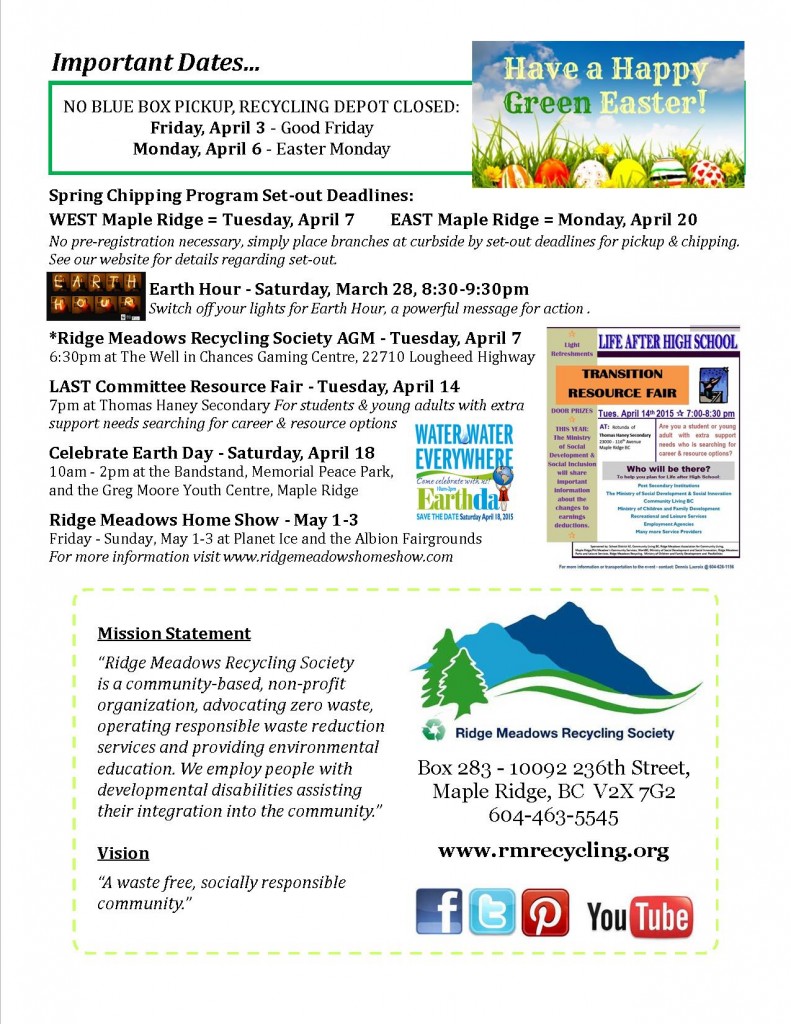 RMRS March, 2015 Newsletter - Page 4