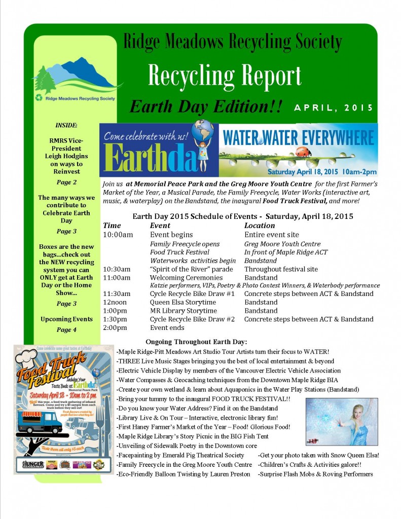 RMRS April, 2015 Newsletter - Page 1
