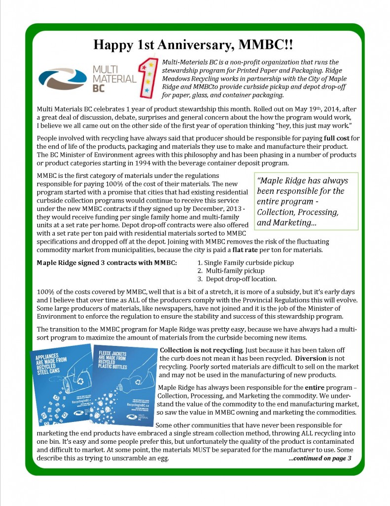 RMRS May, 2015 Newsletter - Page 2