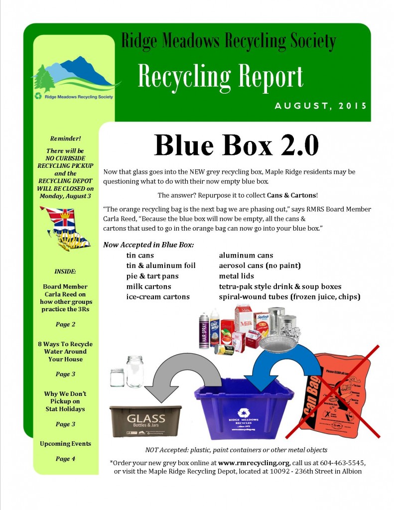 RMRS August, 2015 Newsletter - Page 1
