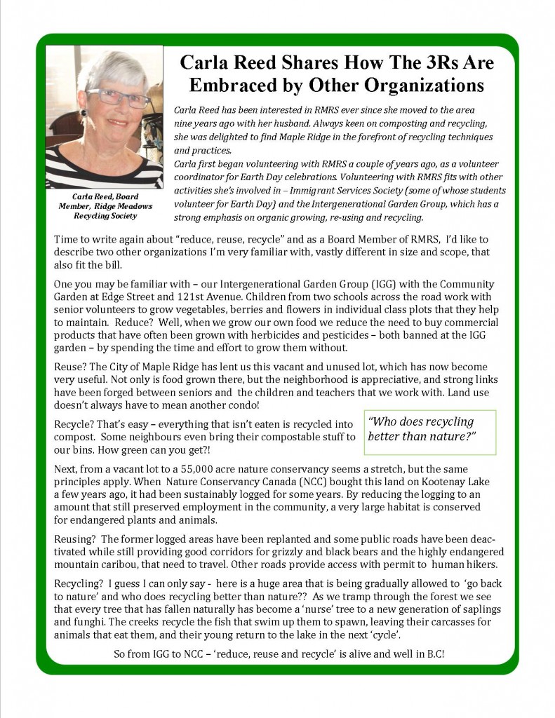 RMRS August, 2015 Newsletter - Page 2