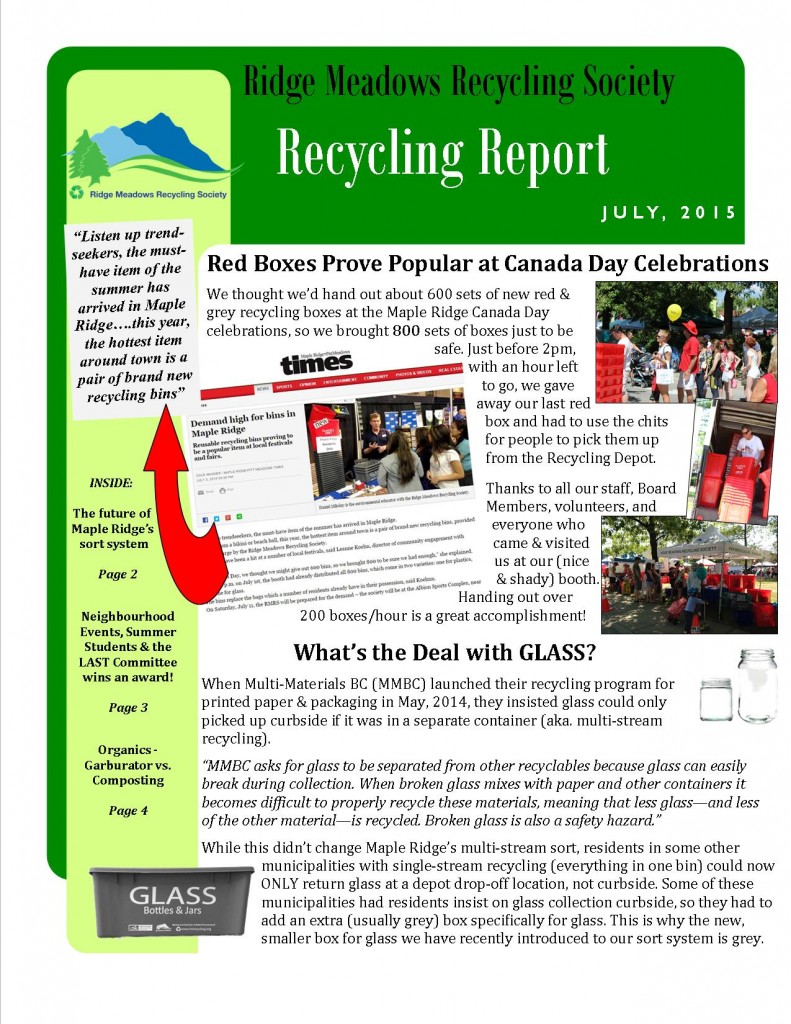 RMRS July, 2015 Newsletter - Page 1