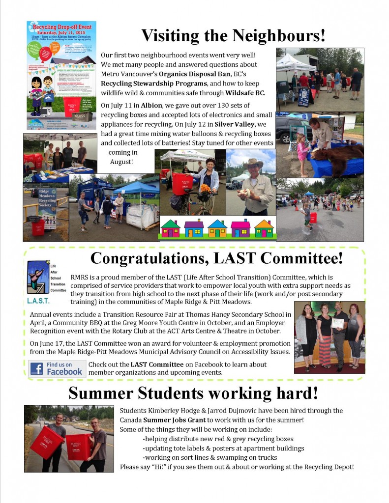 RMRS July, 2015 Newsletter - Page 3