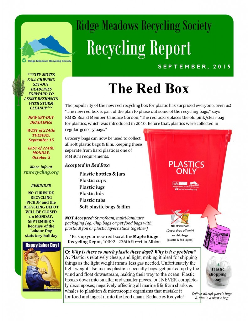 RMRS September, 2015 Newsletter - Page 1