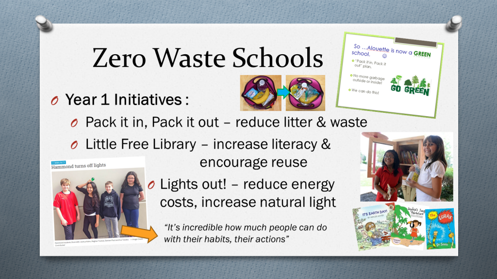 WRW - Zero Waste Schools slide 1