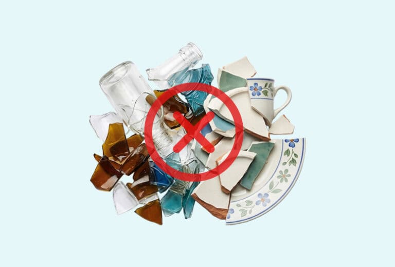 Broken Glass & Ceramics