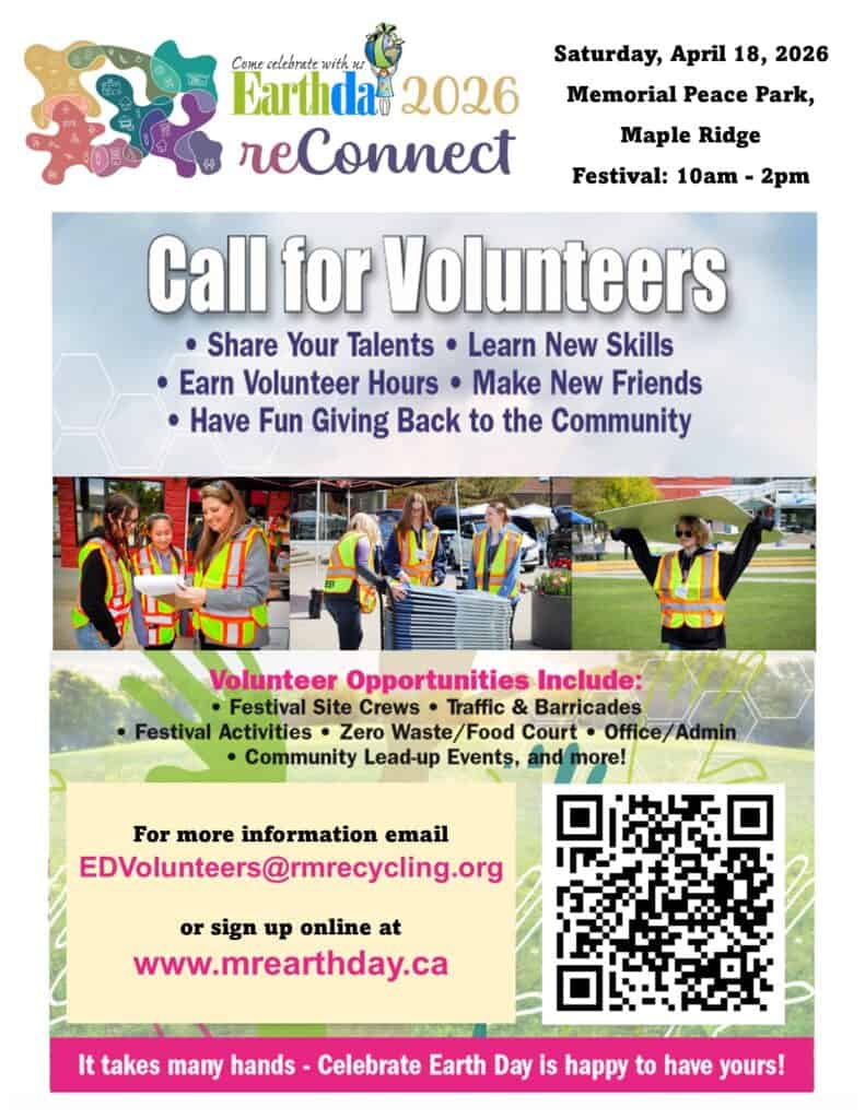 Earth Day 2026 Recycling Society volunteer opportunities.